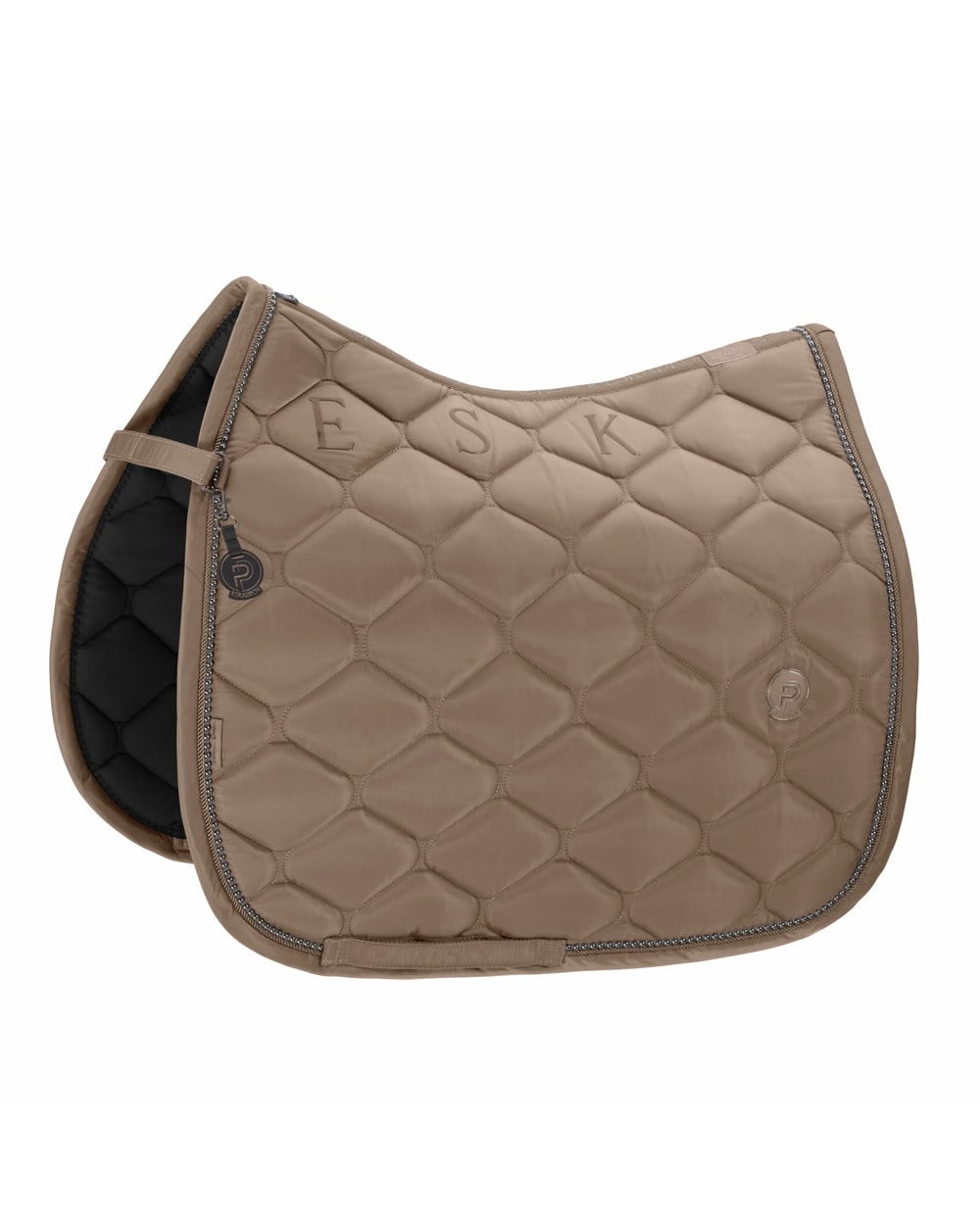 Eskadron High Gloss Pearls Saddle Pad Platinum 25.