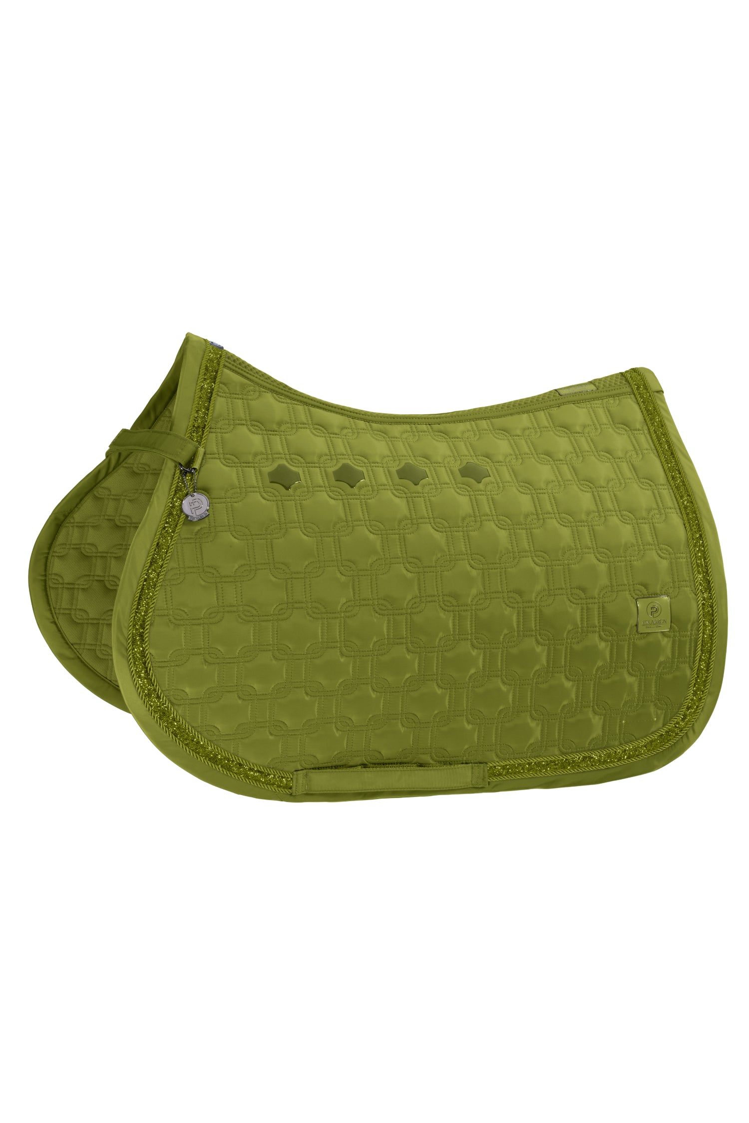 Eskadron Highgloss Chain Jewel Saddle Pad Platinum 24