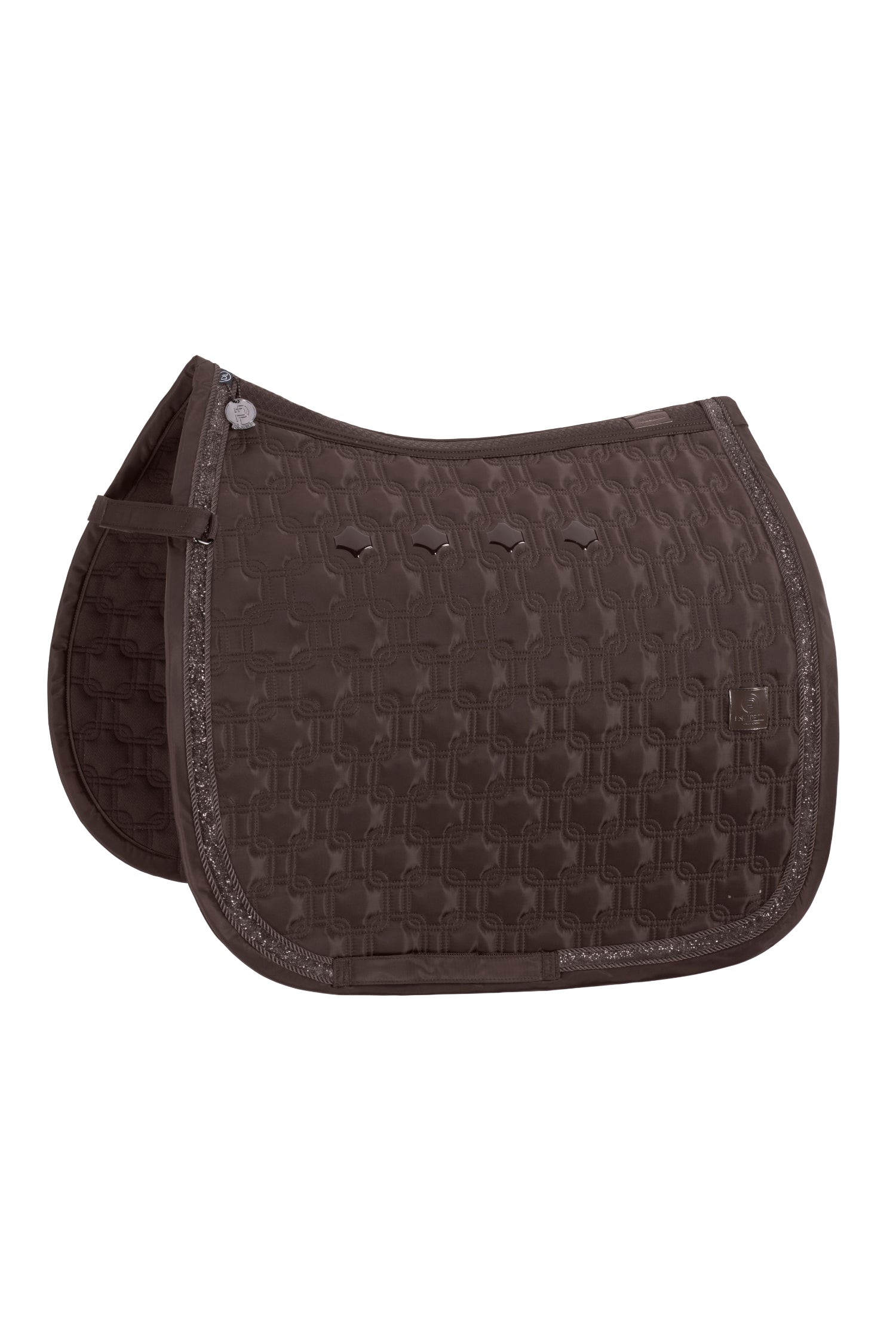 Eskadron Highgloss Chain Jewel Saddle Pad Platinum 24