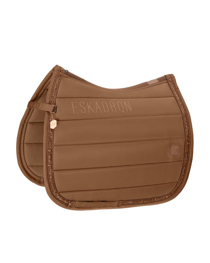 Eskadron High Gloss Jewel Saddle Pad Heritage 2024 - Cognac