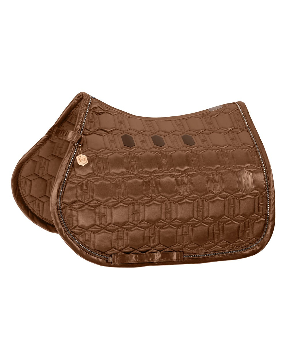 Eskadron Satin Crystal Saddle Pad Heritage 2024 - Cognac