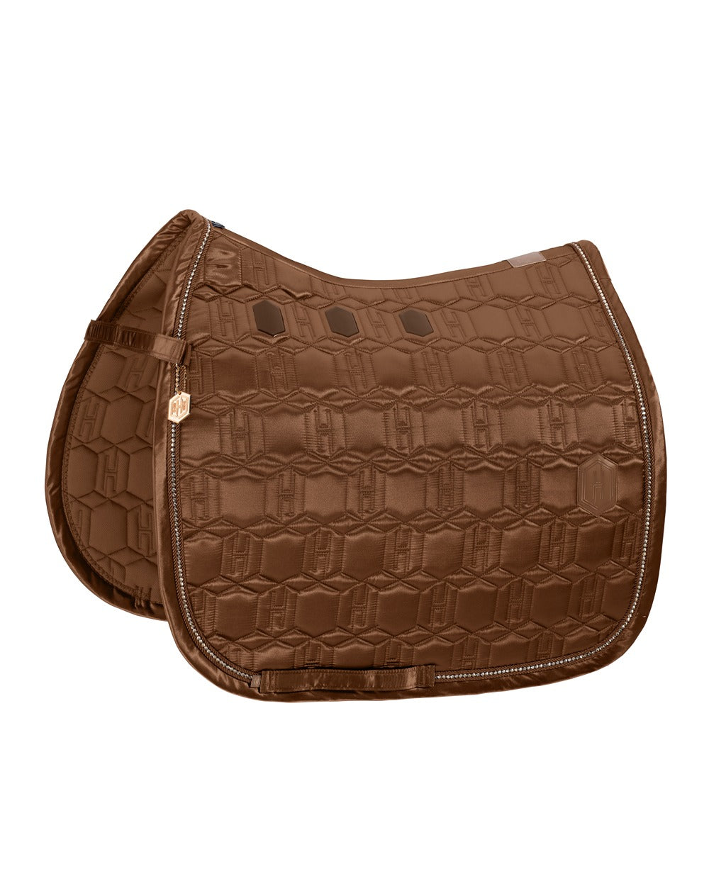 Eskadron Satin Crystal Saddle Pad Heritage 2024 - Cognac