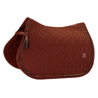HERITAGE GLAM CRYSTAL Saddle Cloth - Merlot