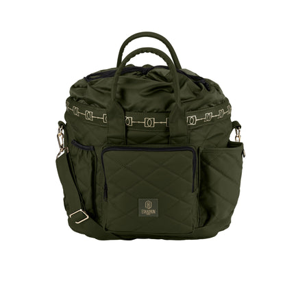 HERITAGE FAUX LEATHER Accessory Bag - Deep Moss