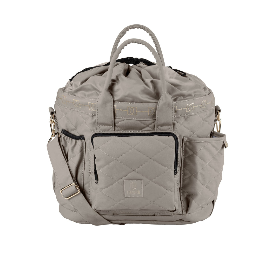 HERITAGE FAUX LEATHER Accessory Bag - Ash