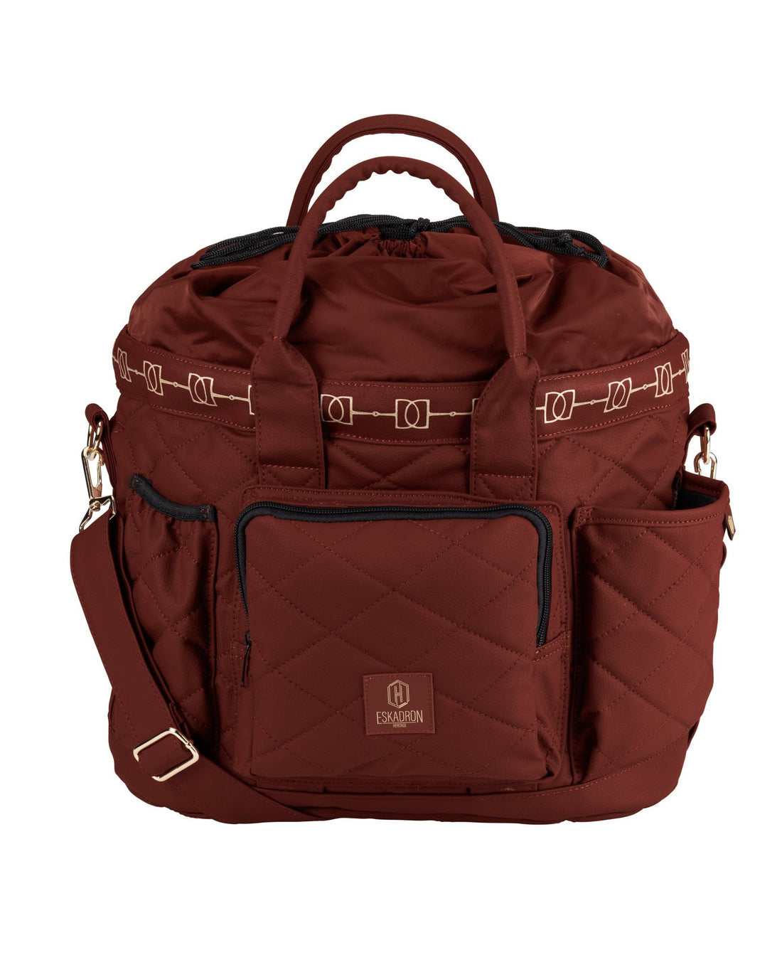HERITAGE FAUX LEATHER Accessory Bag - Merlot