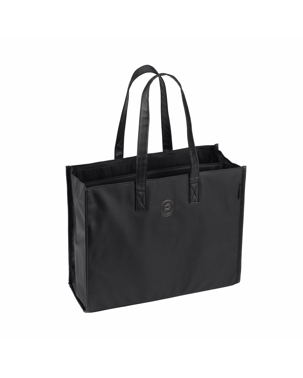 Eskadron Faux Leather Shopper Bag Platinum 25