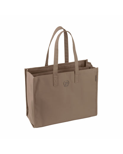 Eskadron Faux Leather Shopper Bag Platinum 25