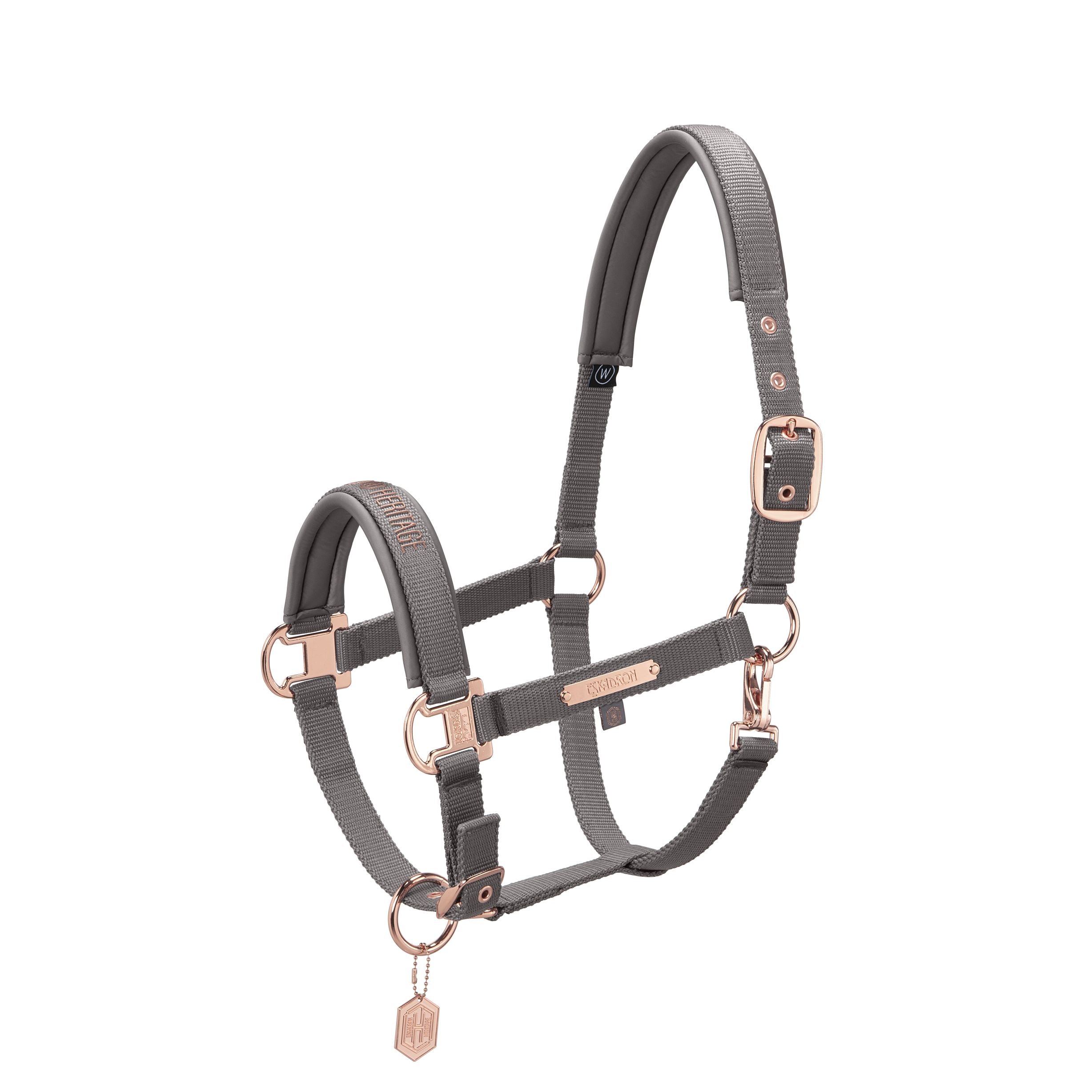 Eskadron Pin Buckle Headcollar Heritage AW23 -Earl Grey-Shetland (P1)-