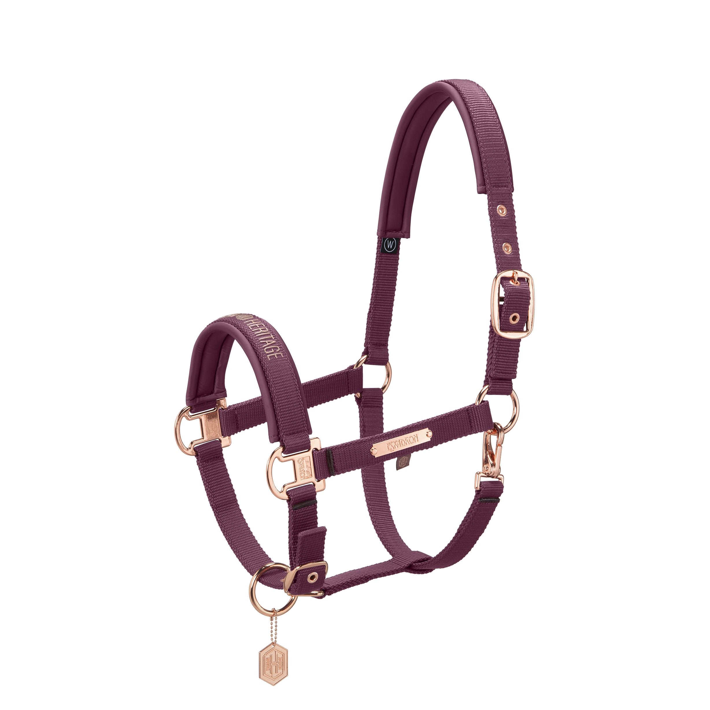 Eskadron Pin Buckle Headcollar Heritage AW23 -Cassis-Shetland (P1)-