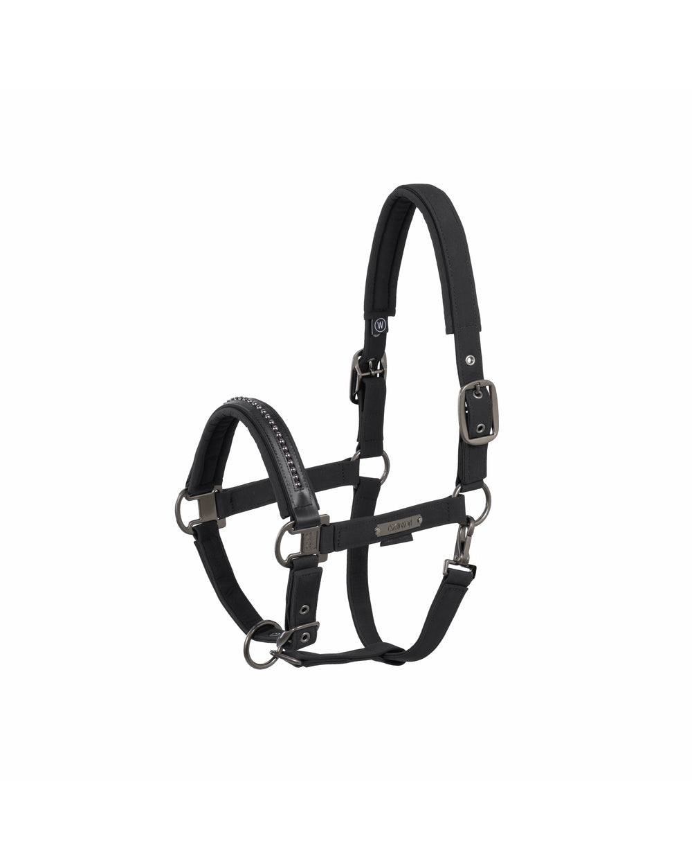 Eskadron Double Pin Softshell Pearls Headcollar Platinum 25.