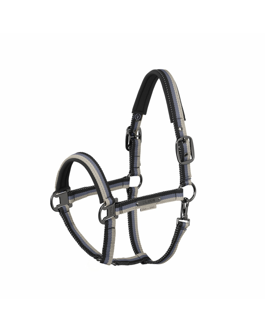 Eskadron Lightweight Double Pin Headcollar Platinum 26