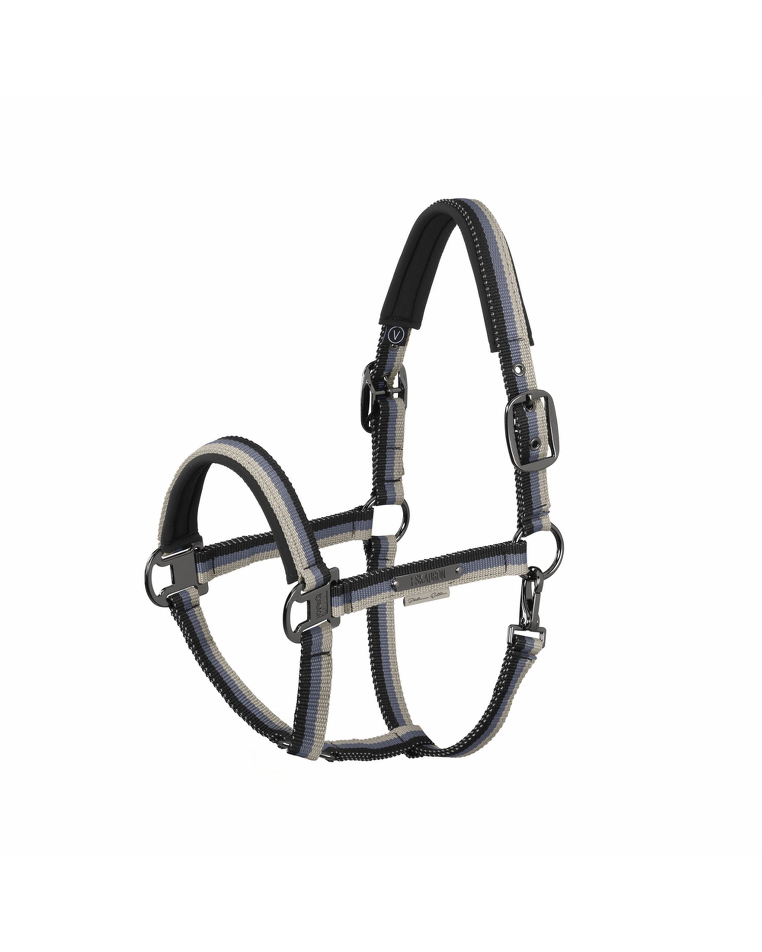 Eskadron Lightweight Double Pin Headcollar Platinum 26