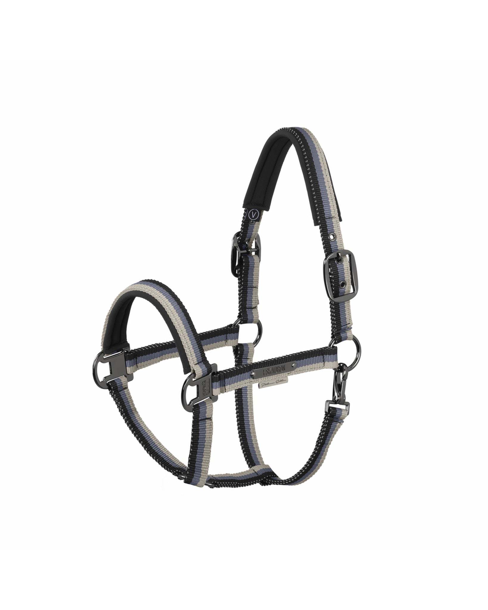 Eskadron Lightweight Double Pin Headcollar Platinum 26