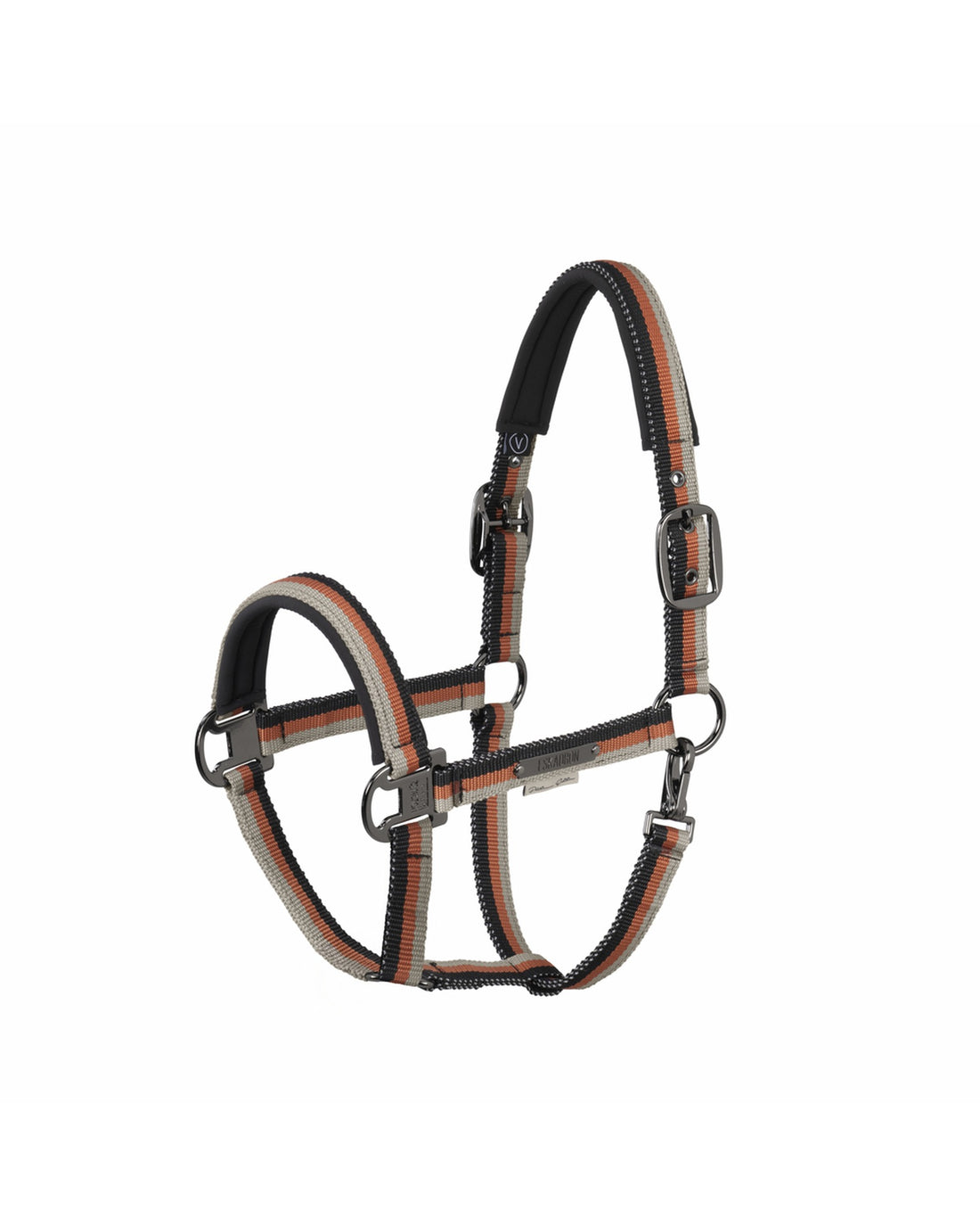 Eskadron Lightweight Double Pin Headcollar Platinum 26