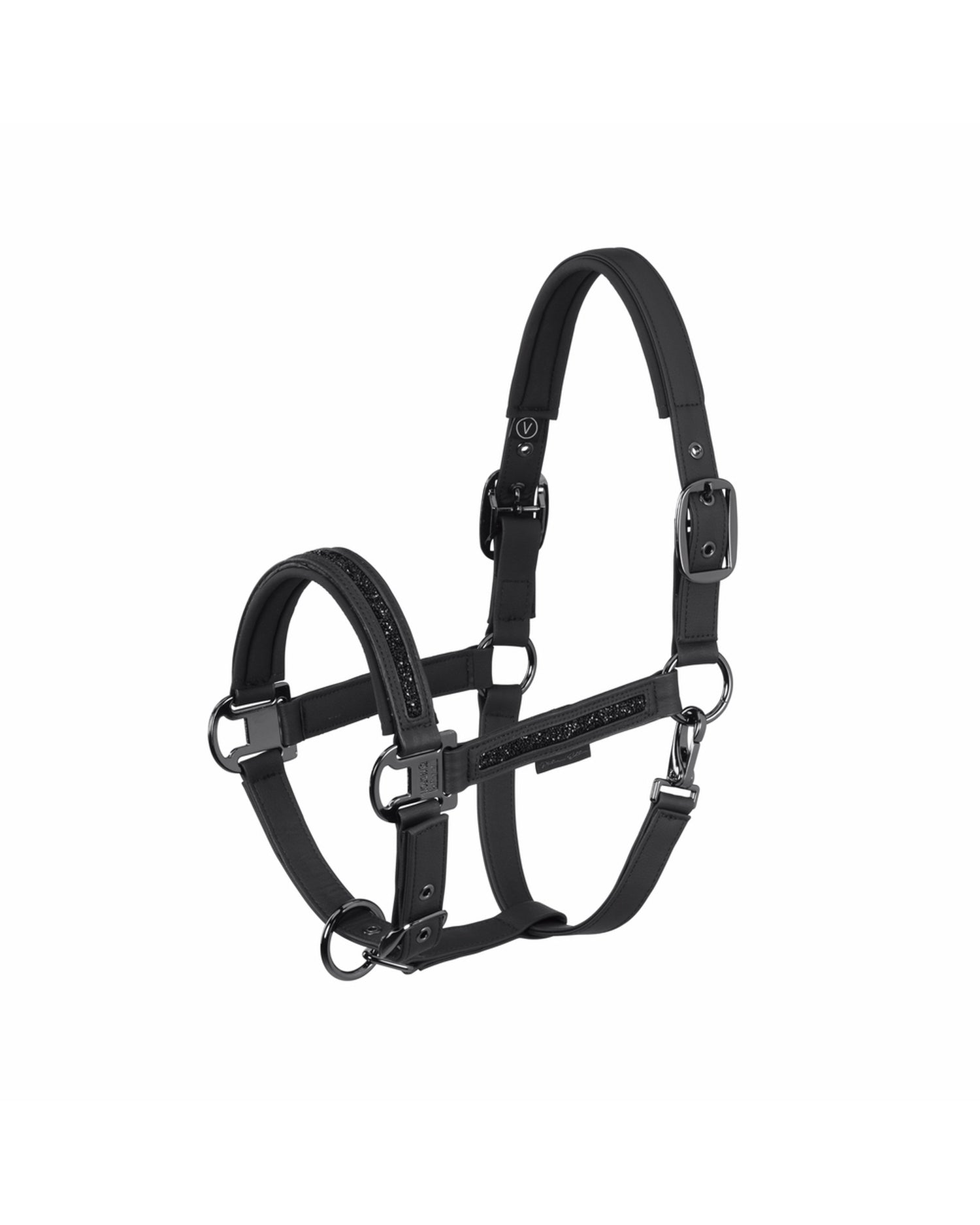 Eskadron Faux Leather Jewel Double Pin Headcollar Platinum 26 *Pre-order for August Dispatch*