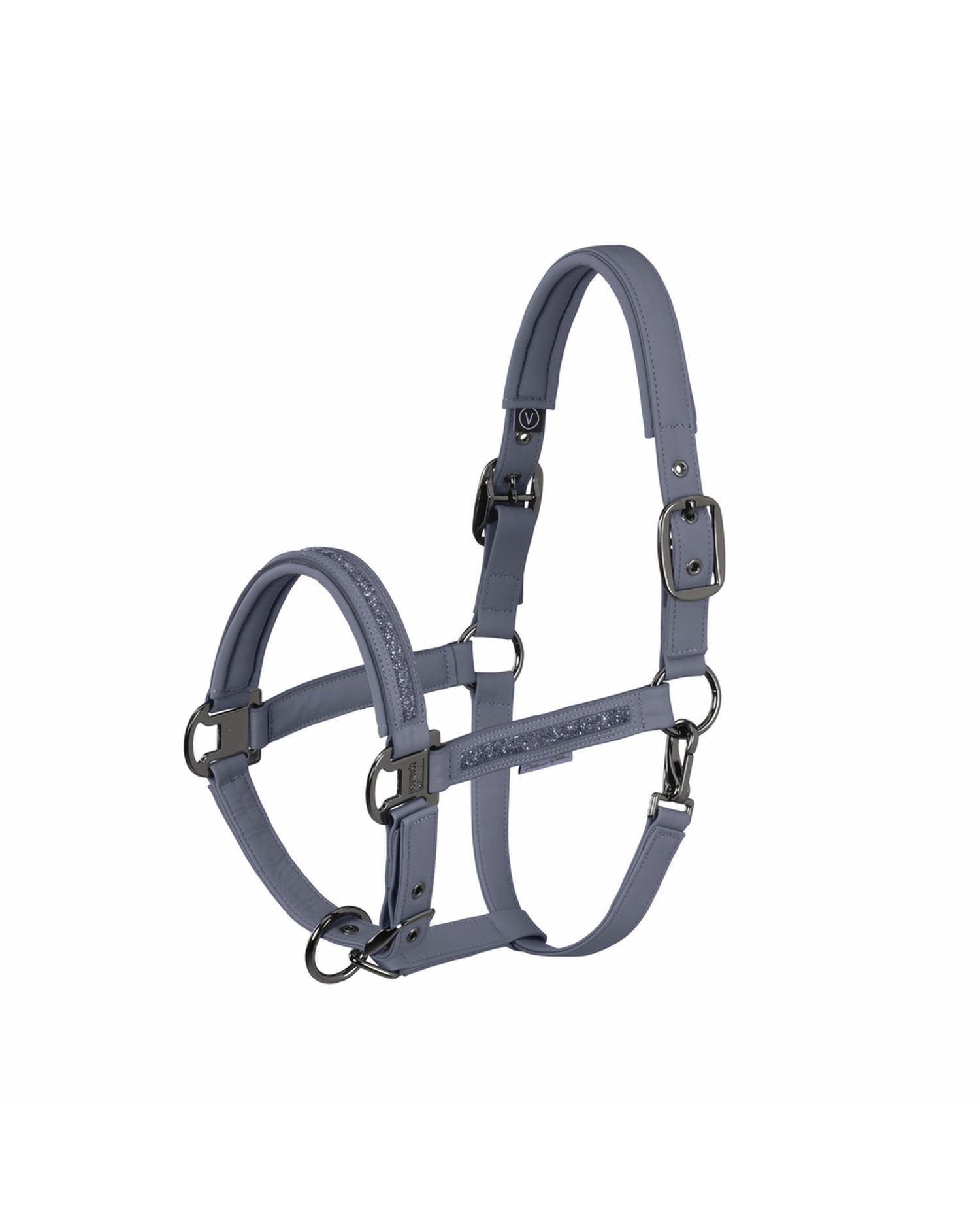Eskadron Faux Leather Jewel Double Pin Headcollar Platinum 26 *Pre-order for August Dispatch*