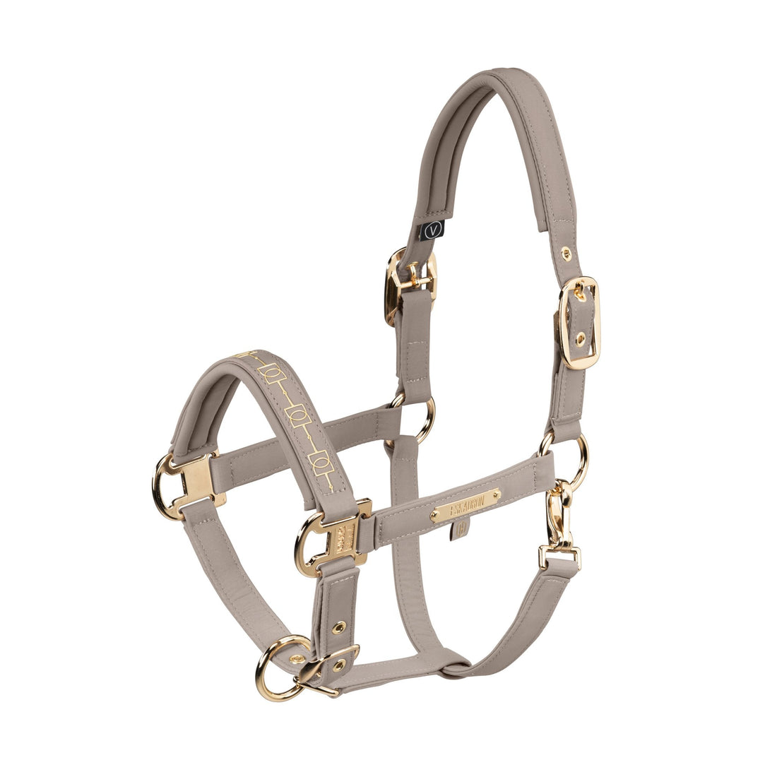 HERITAGE SPARKLE DOUBLE PIN Headcollar - Ash