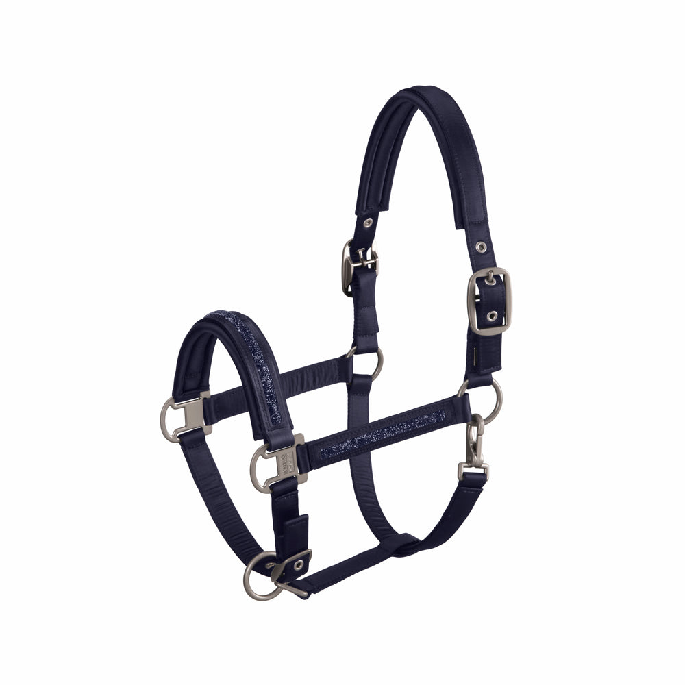 Eskadron Mattgloss Jewel Double Pin Headcollar CS24 -Night Blue-Shetland (P1)-