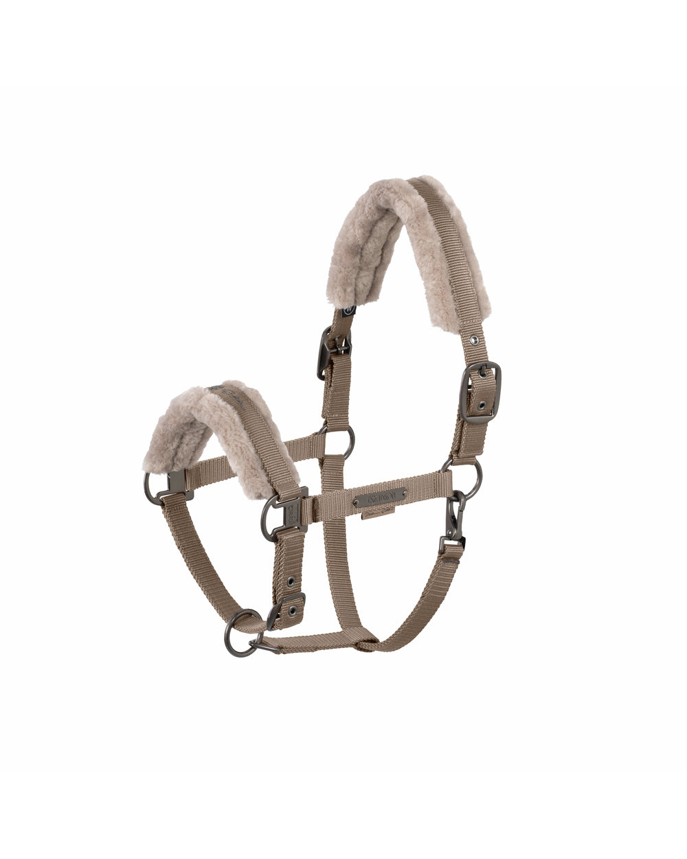 Eskadron Double Pin Faux Fur Headcollar Platinum 25.