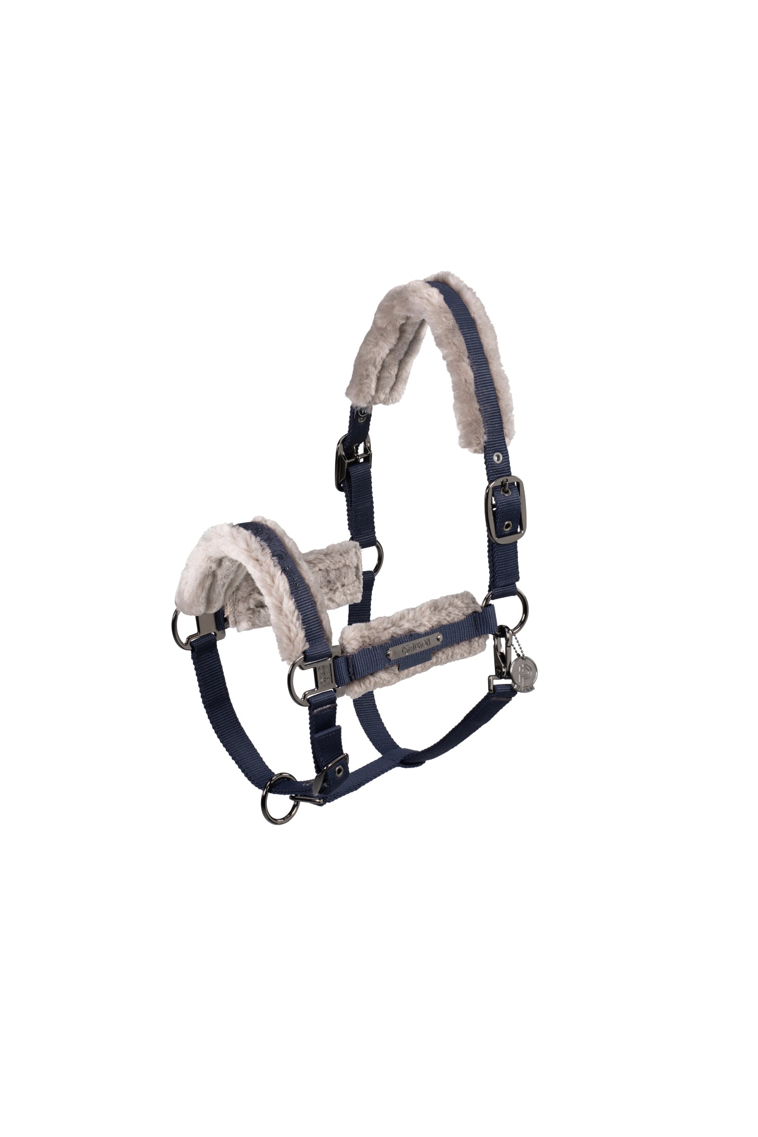 Eskadron Double Pin Girth Faux Fur Headcollar Platinum 24