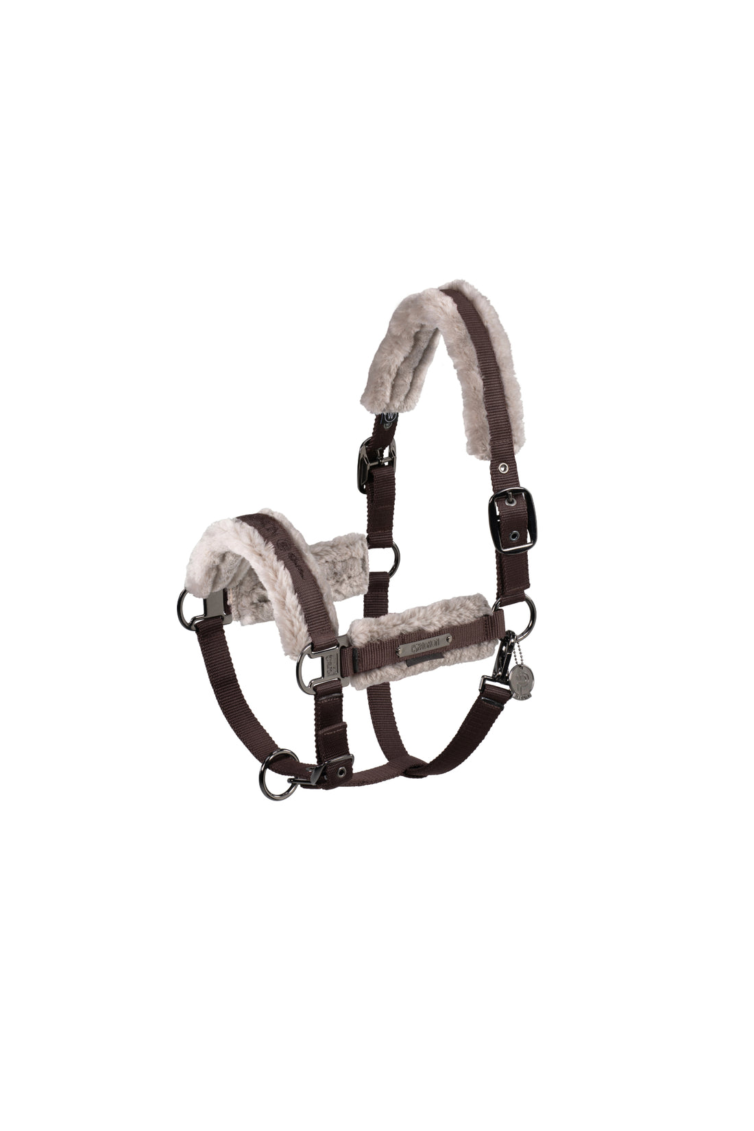 Eskadron Double Pin Girth Faux Fur Headcollar Platinum 24