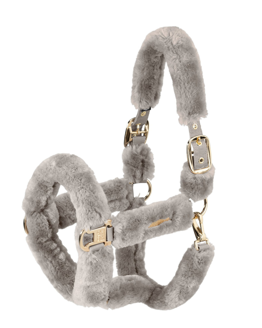 HERITAGE FAUX FUR COMPLETE Headcollar - Ash