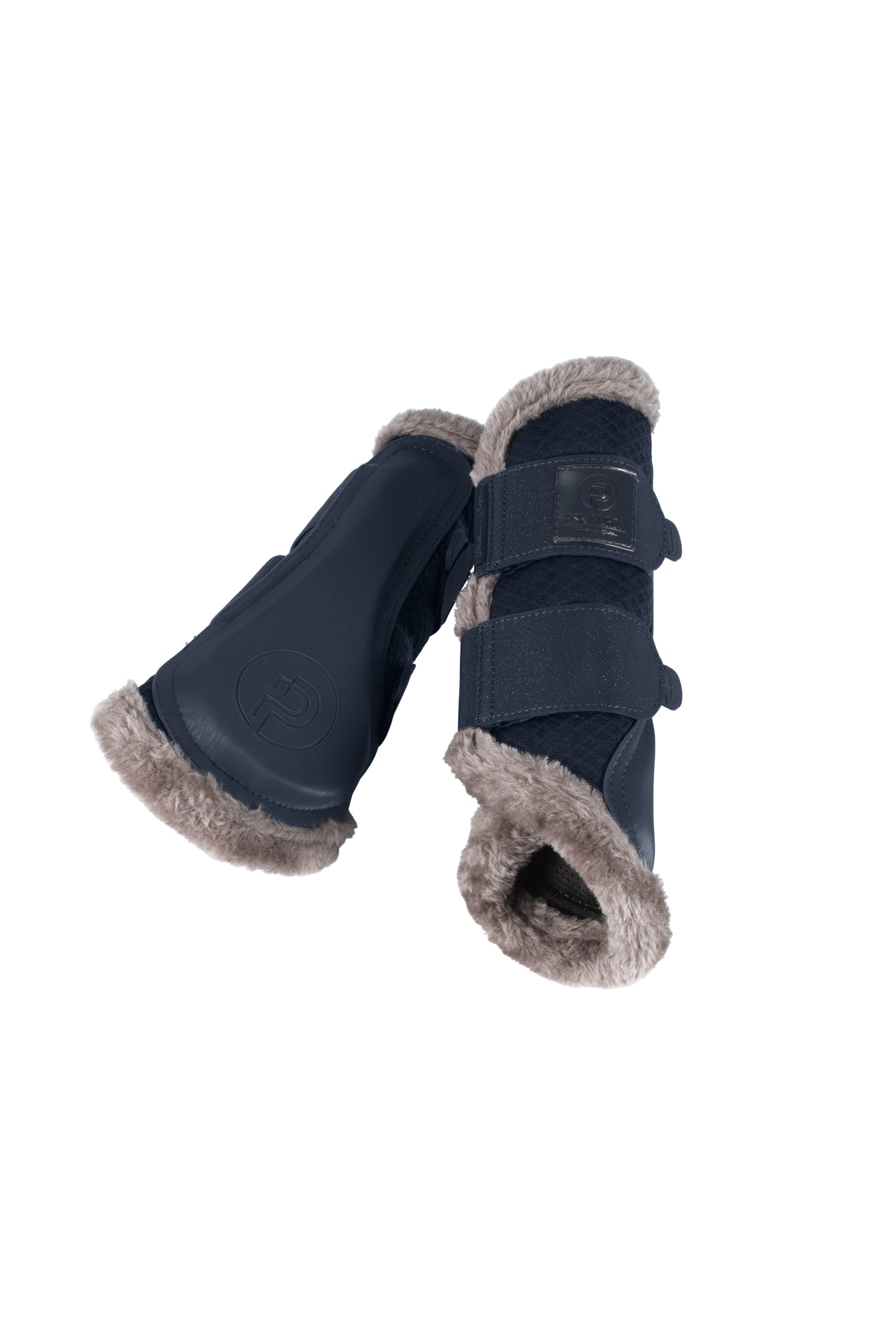 Eskadron Mesh Faux Fur Tendon Boots Platinum 24