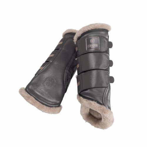 Eskadron Glamslate Faux Fur Tendon Boots Heritage AW23 -Anthracite-XXXS-