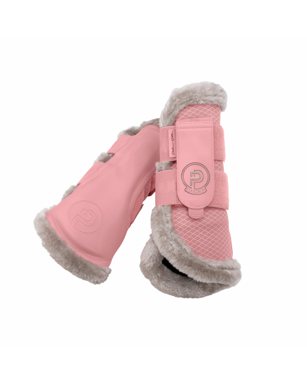 Eskadron Mesh Faux Fur Tendon Boots Platinum 25.