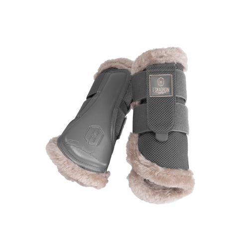 Eskadron Mesh Faux Fur Tendon Boots Heritage AW23 -Earl Grey-S-