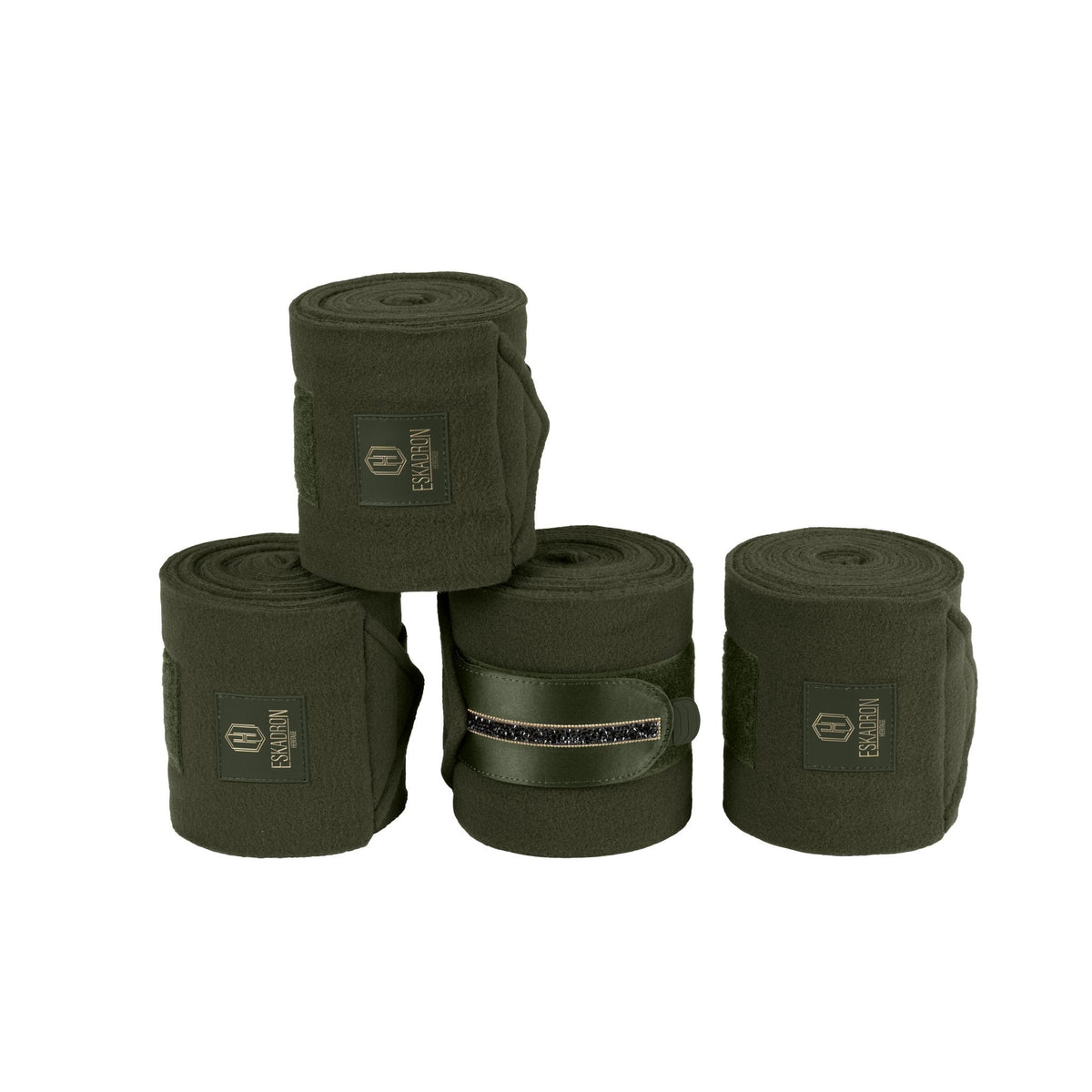 HERITAGE FLEECE JEWEL Bandages - Deep Moss