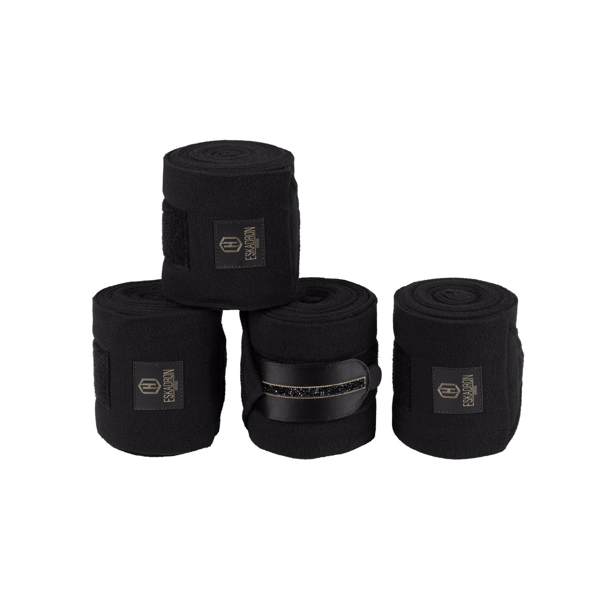 HERITAGE FLEECE JEWEL Bandages - Black