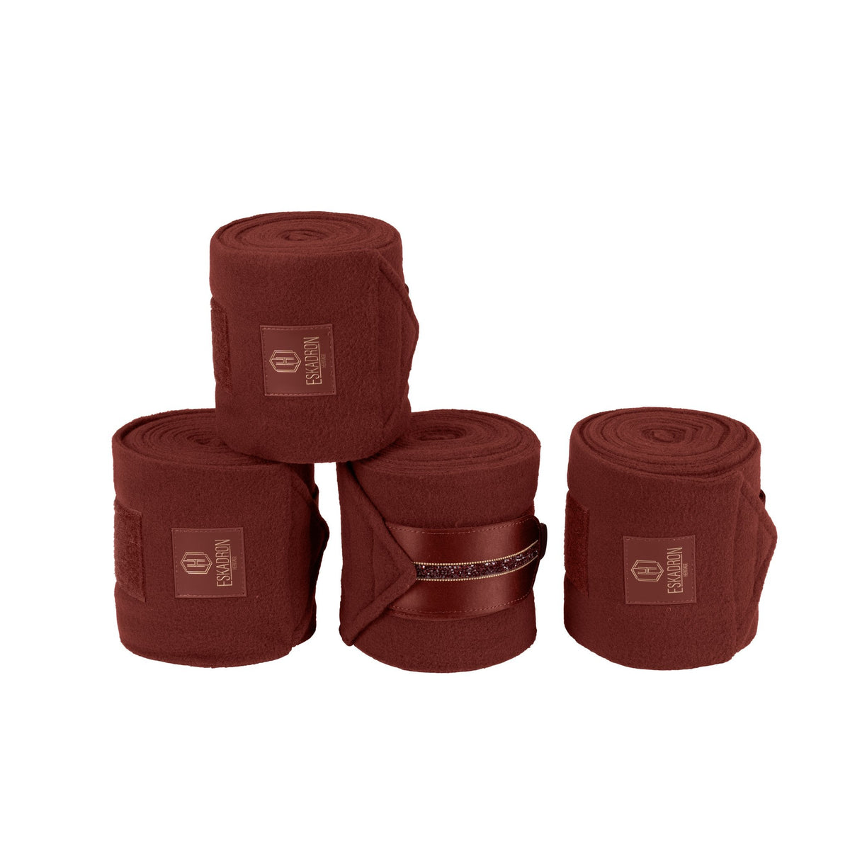 HERITAGE FLEECE JEWEL Bandages - Merlot