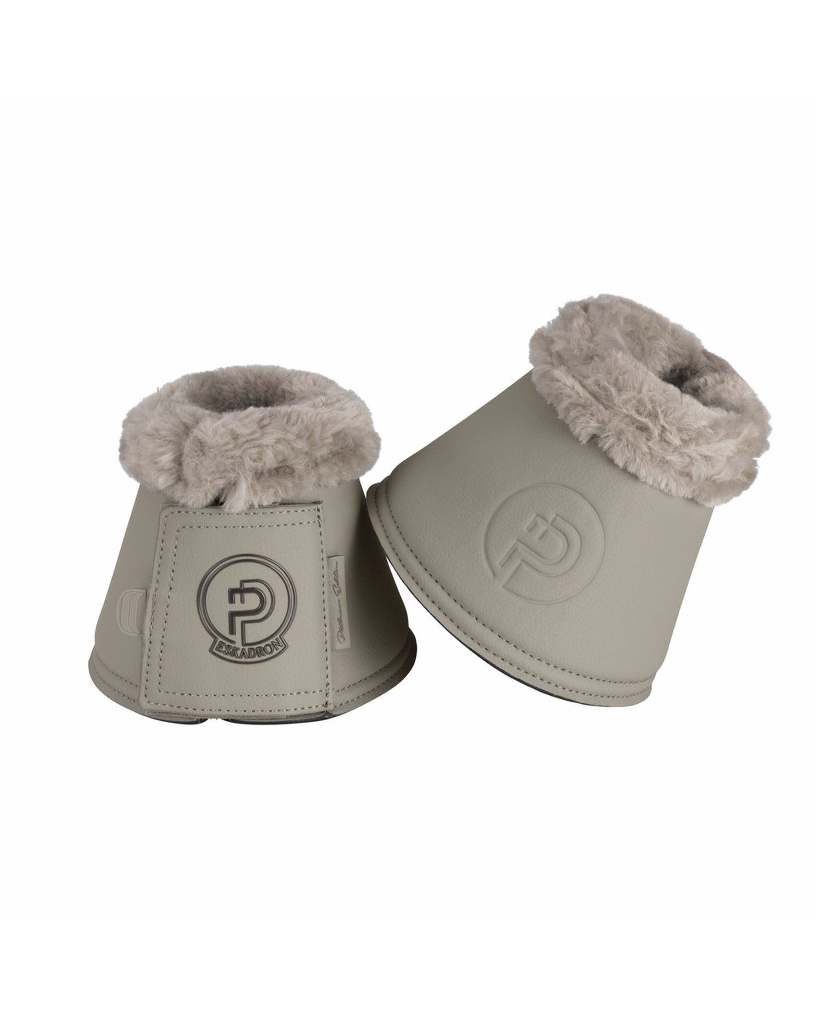 Eskadron Faux Leather Faux Fur Bell Boots Platinum 26