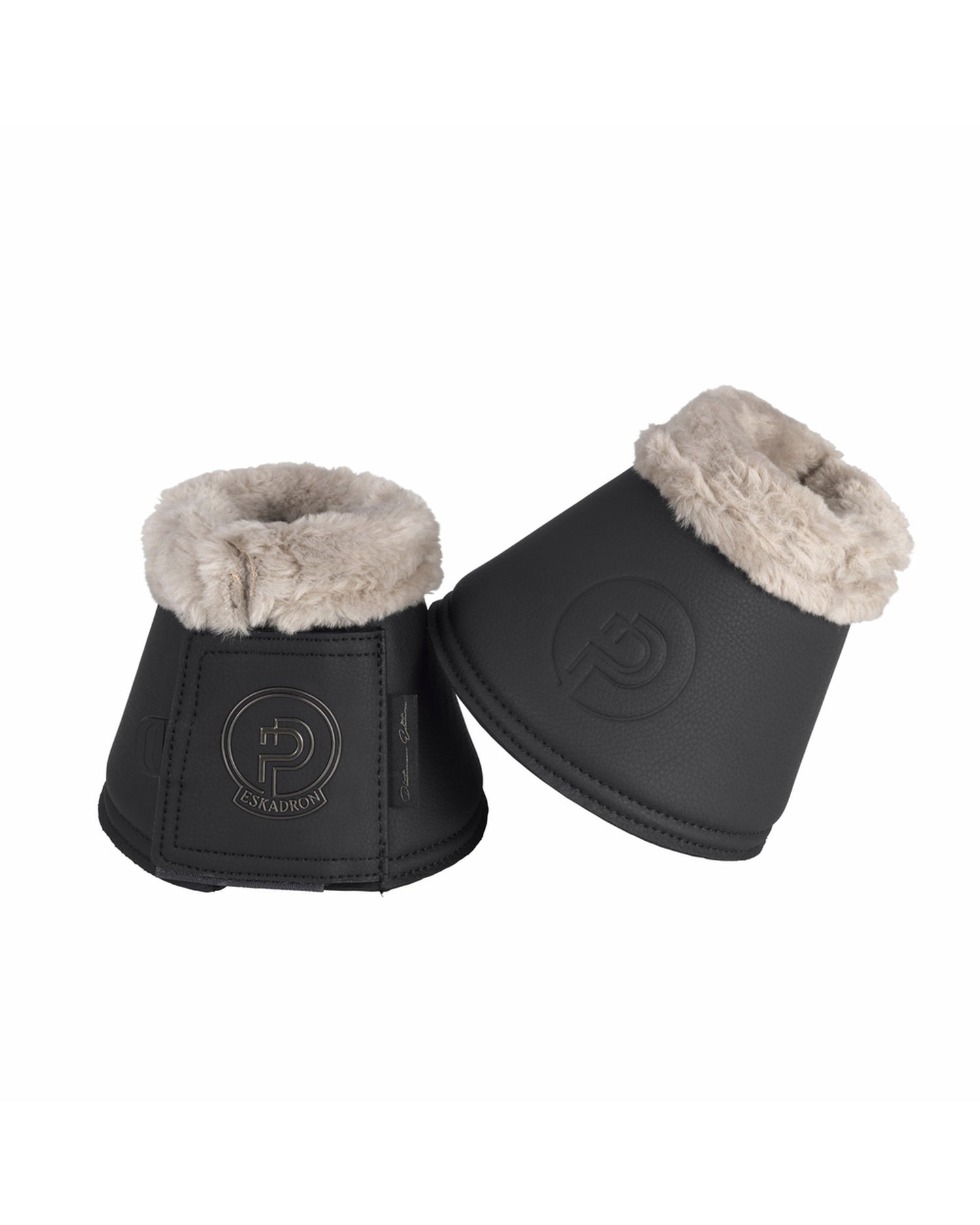 Eskadron Faux Leather Faux Fur Bell Boots Platinum 26