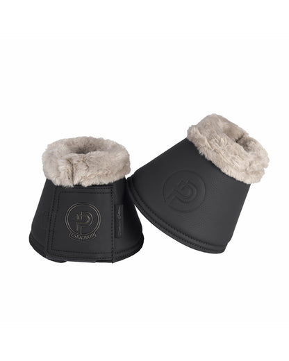 Eskadron Faux Leather Faux Fur Bell Boots Platinum 26