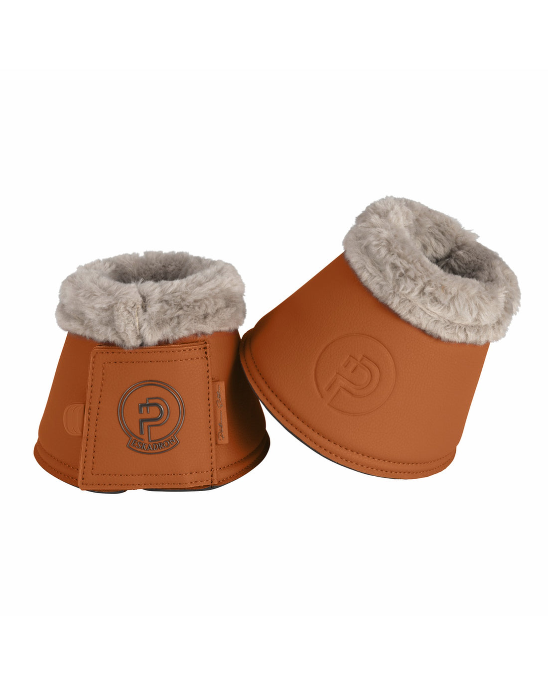 Eskadron Faux Leather Faux Fur Bell Boots Platinum 26