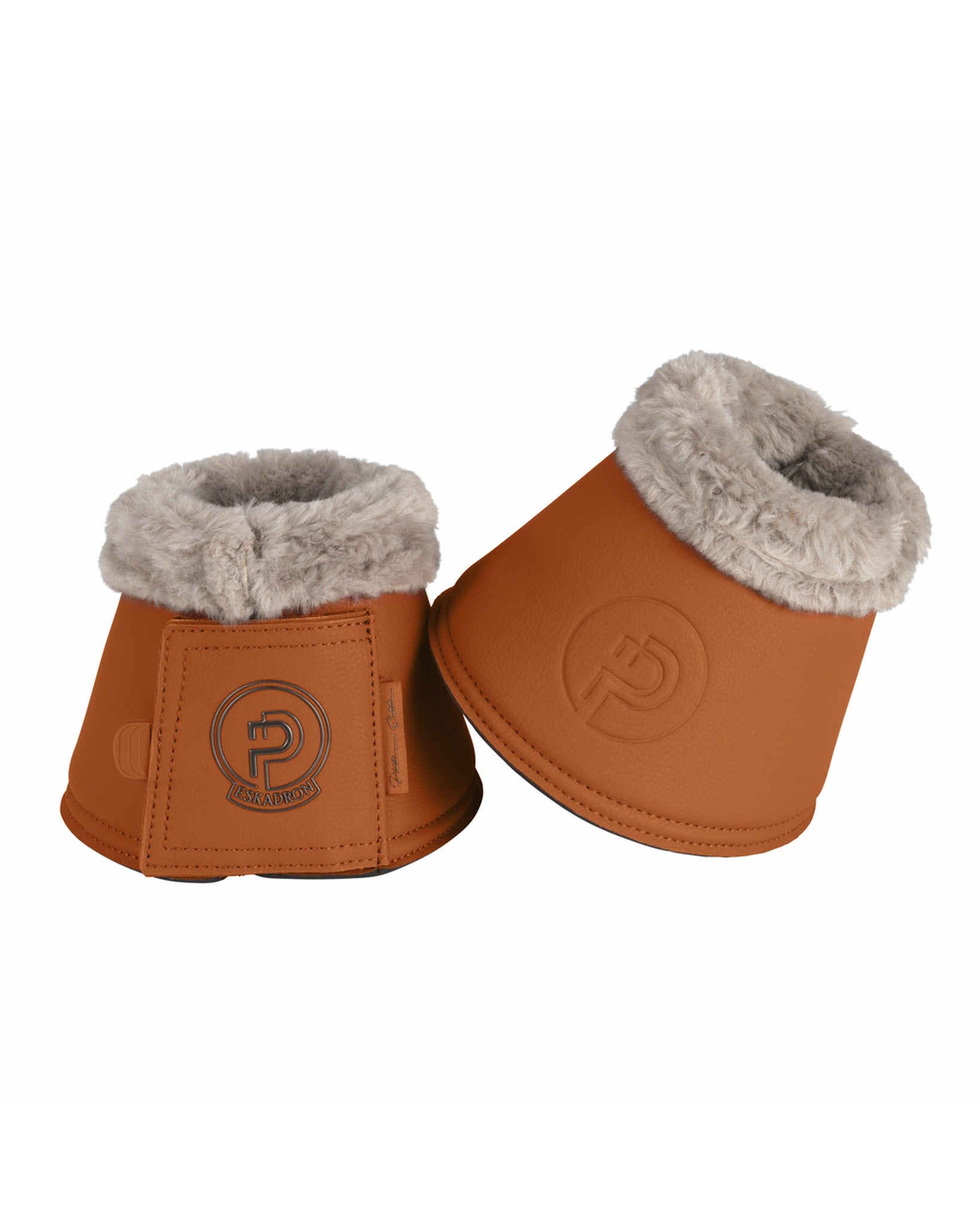 Eskadron Faux Leather Faux Fur Bell Boots Platinum 26