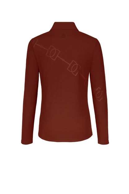 HERITAGE HALF-ZIP Shirt - Merlot