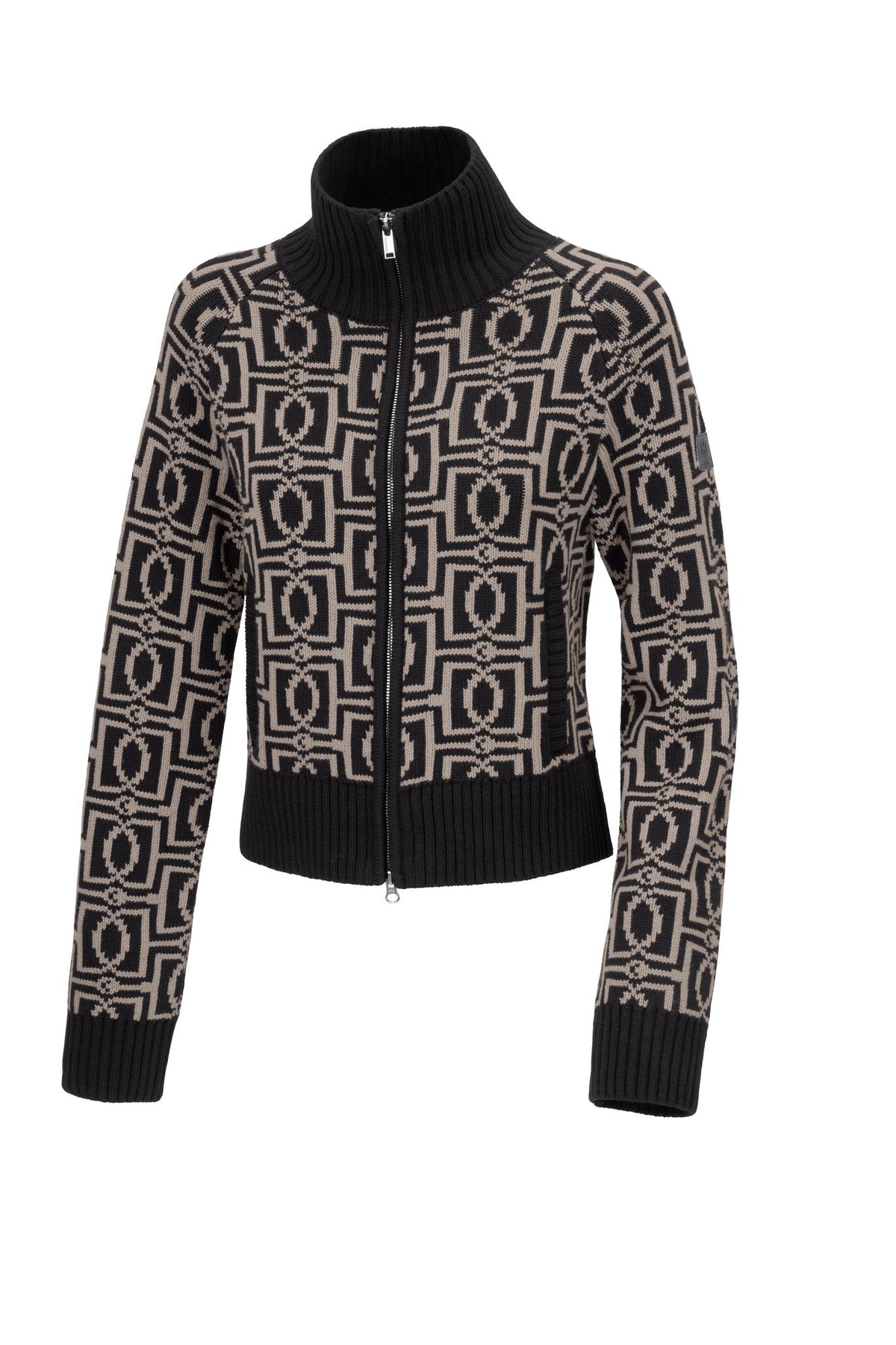 HERITAGE KNIT-ZIP Cardigan - Black
