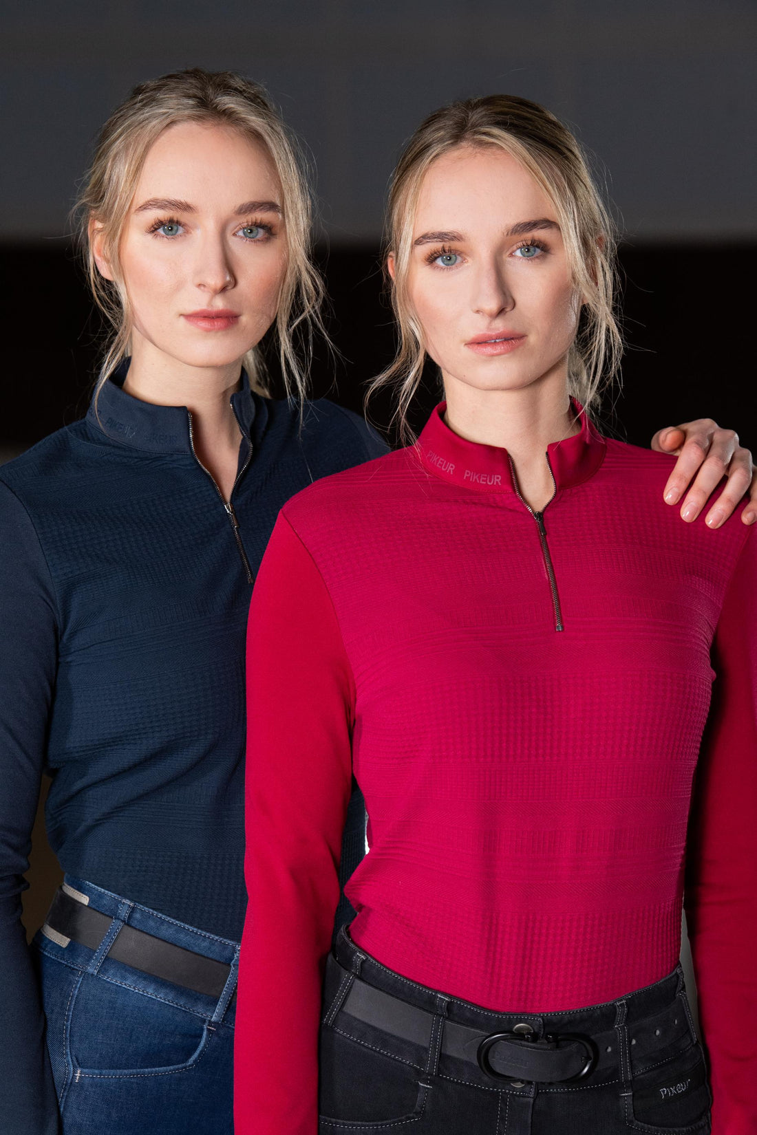 Pikeur Regina Ladies Half Zip Structured Shirt 627100.