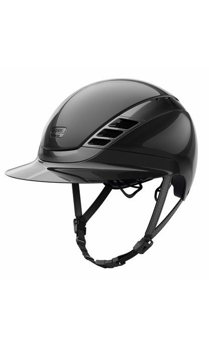 Abus x Pikeur AirLuxe Chrome Riding Helmet - Lady Visor