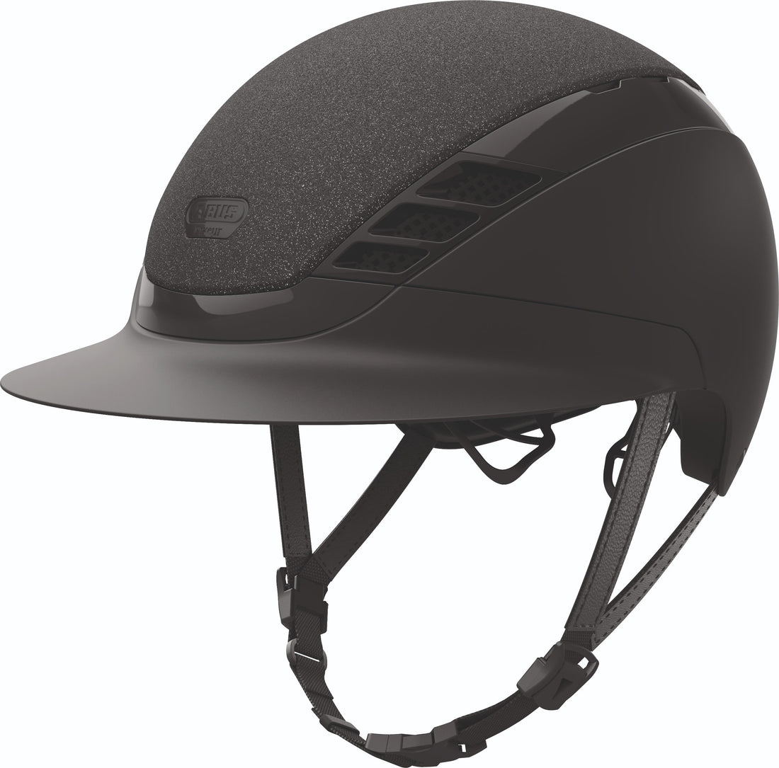 Abus x Pikeur AirLuxe Supreme Glam Helmet Long Visor.