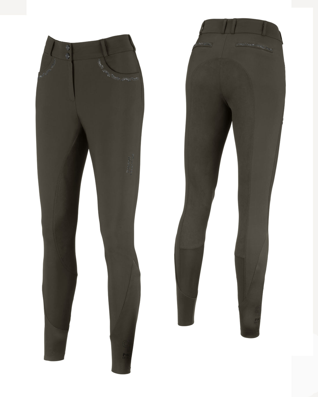 Pikeur Ceelina FFL Ladies Faux Suede Seat Breeches 4508