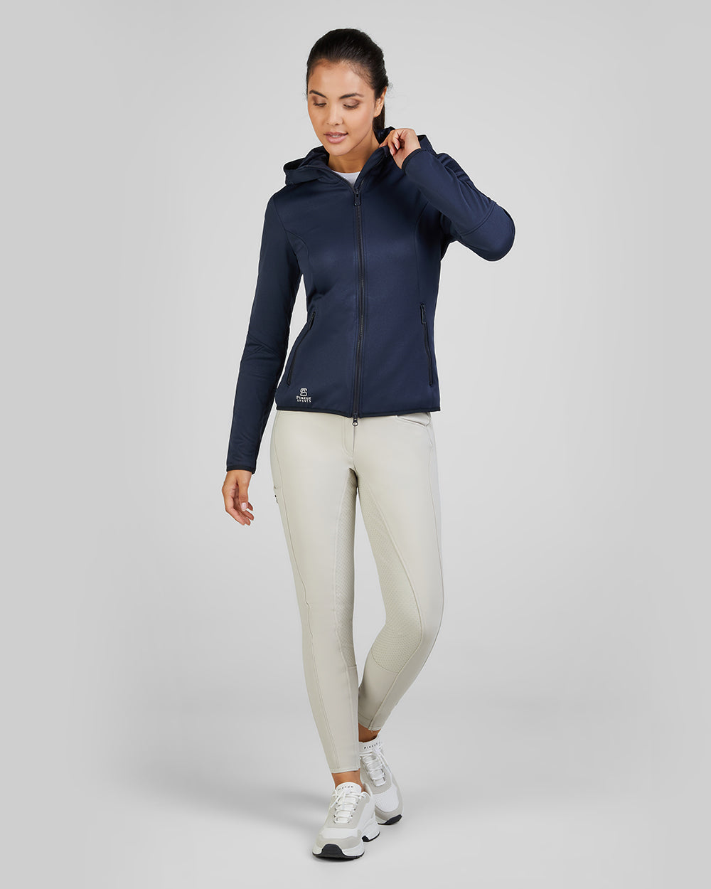 Pikeur Constance Ladies Lightweight Hooded Jacket 7038 *Frosted Blue - Pre-order for March/ April Dispatch*