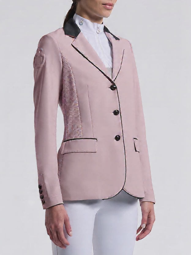 Cavalleria Toscana Perforated Ladies GP Competition Jacket - Violet