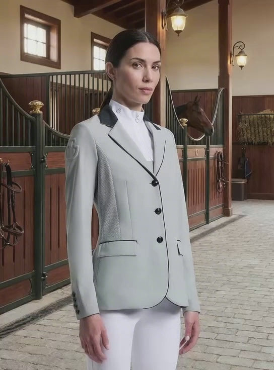 Cavalleria Toscana Perforated Ladies GP Competition Jacket - Belgian Block