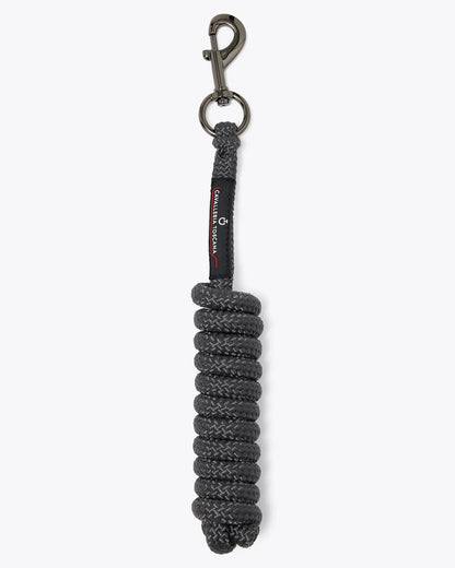 Cavalleria Toscana CT Lead Rope featuring durable braided rope, a metal snap hook fastening and signature Cavalleria Toscana branded label for everyday horse handling.
