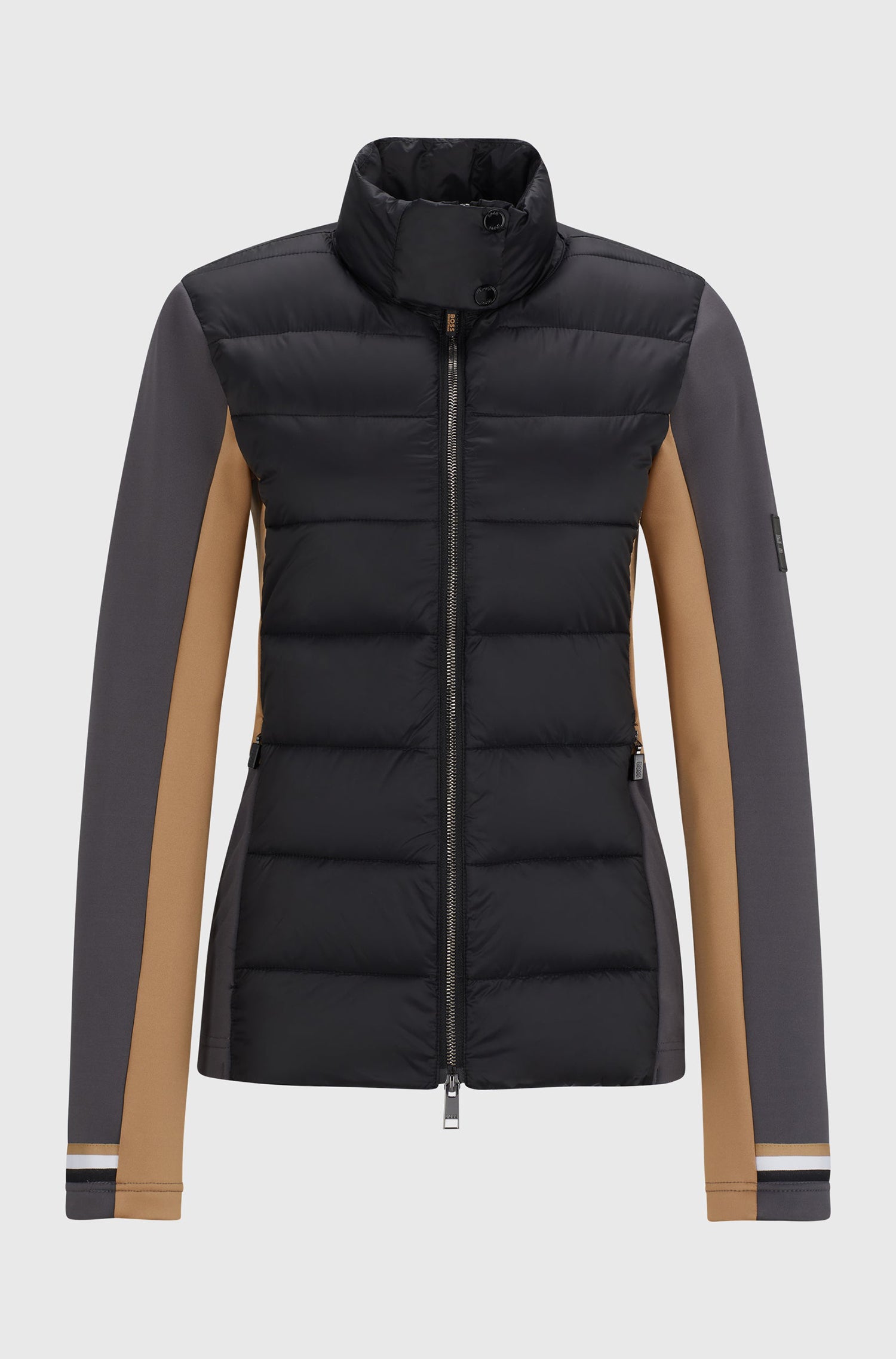 Ladies hybrid puffer jacket hotsell